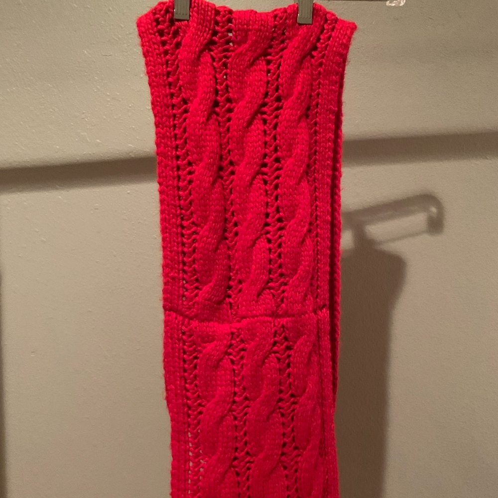 Red scarf